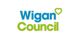 Logo wigan council Logo  - Social Sense Client